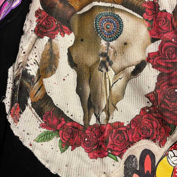 Custom made patchwork shirts sz medium - Picture 3 of 8